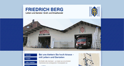 Desktop Screenshot of berg-leitern-gerueste.de